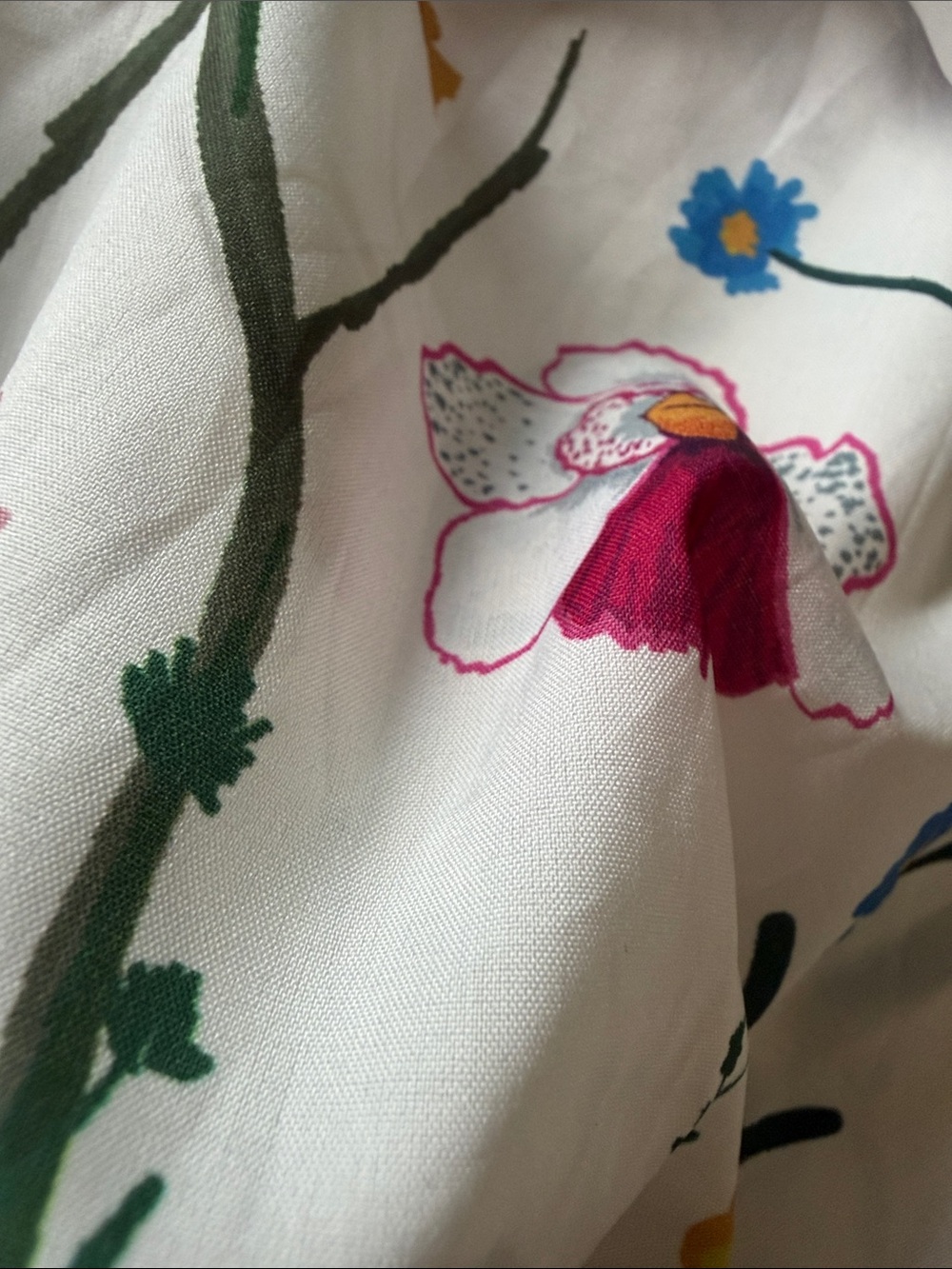 Floral White Maxi Dress - Picture 9 of 9